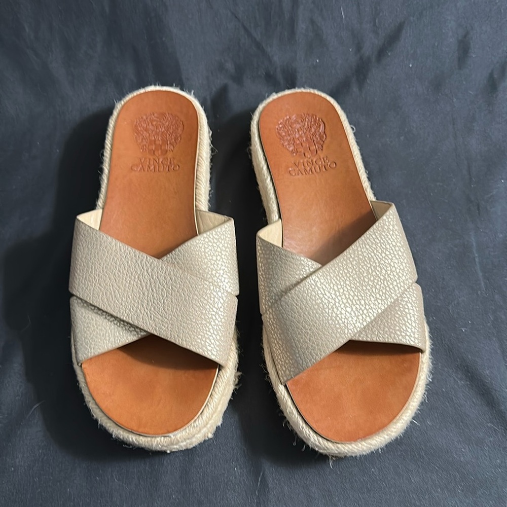 Carran Vince Camuto Platform Slide Sandal